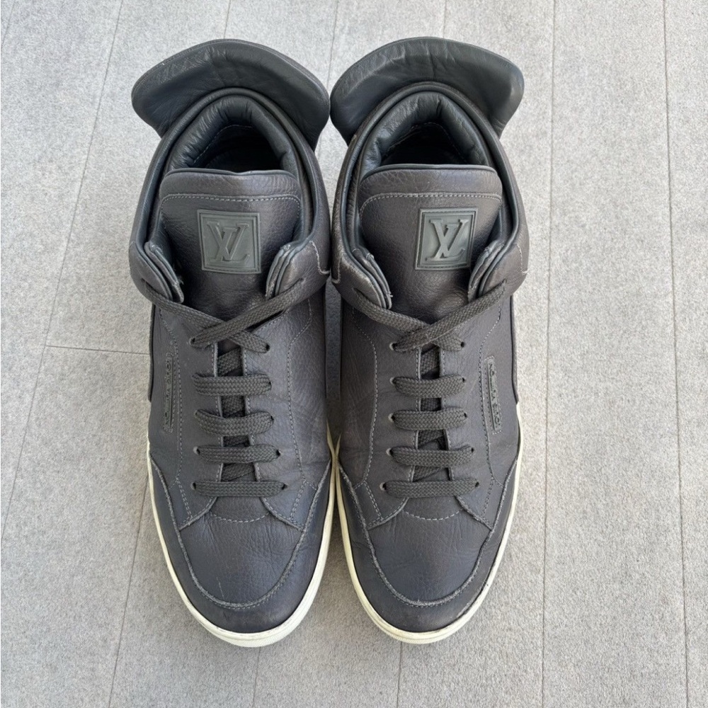 Louis Vuitton Dark Leather Sneakers - Picture 3 of 9